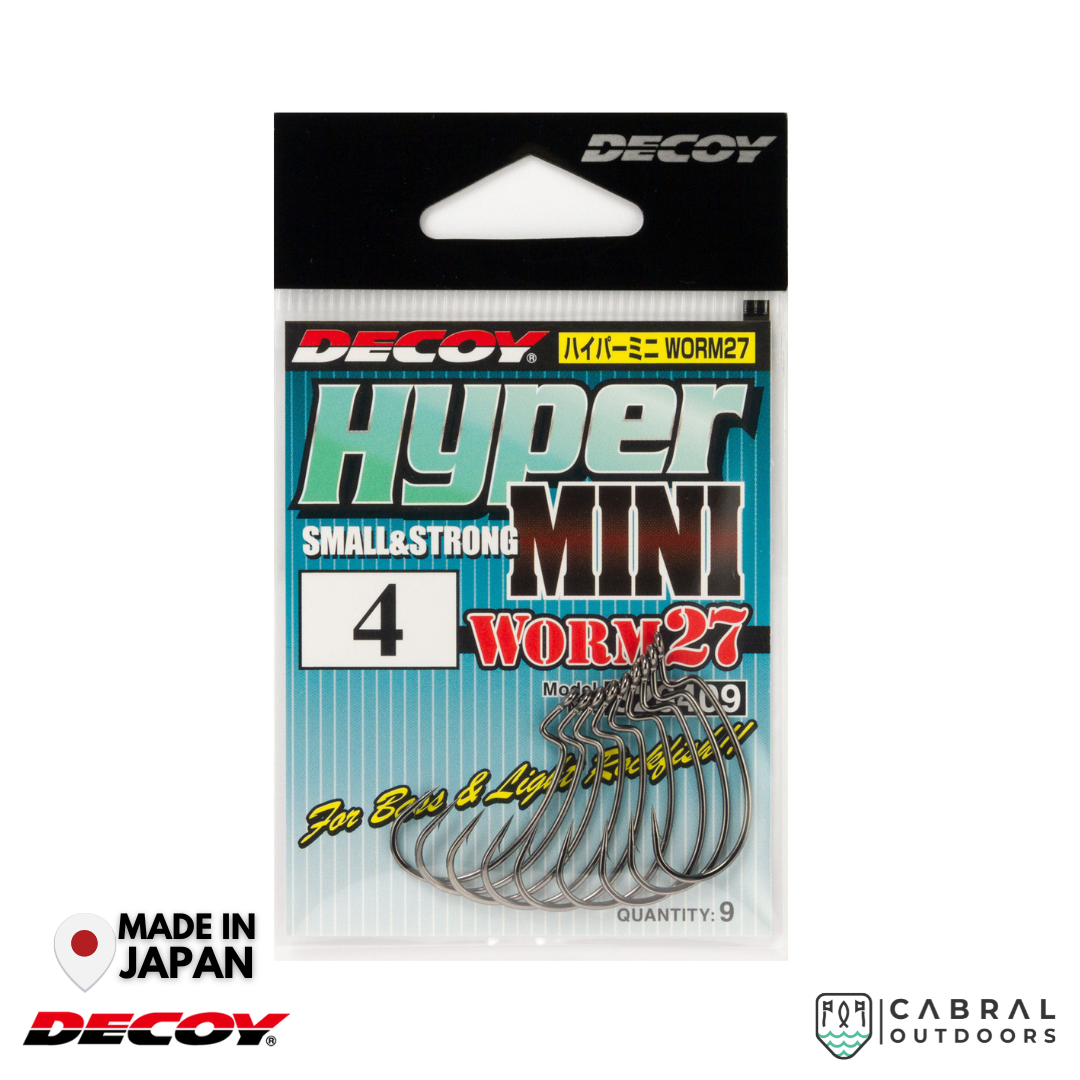Decoy Worm-27 Hyper Mini Hook | #6-#2 Worm hook Decoy Cabral Outdoors
