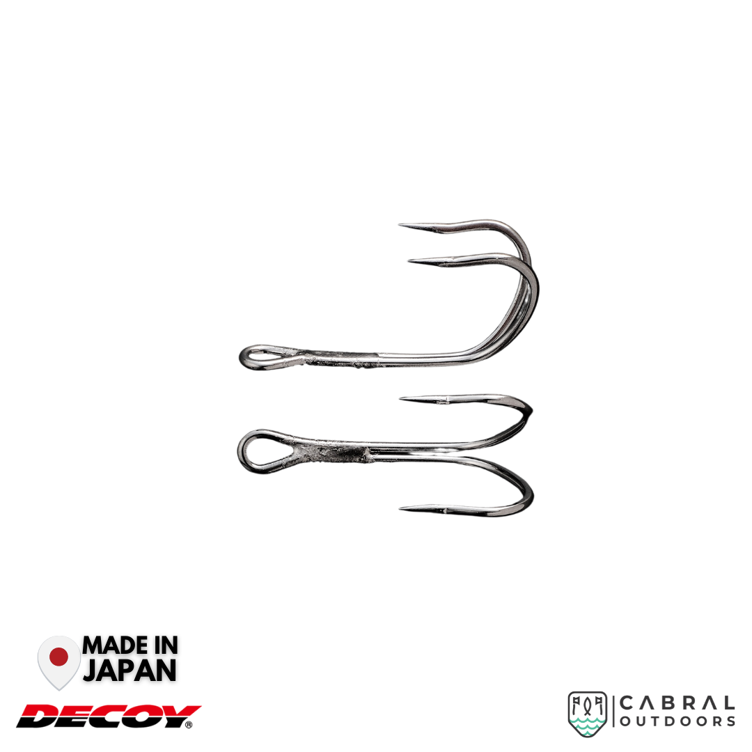 Decoy Raishin RH-2 Double Hook | Size:-L | 3pcs/pkt