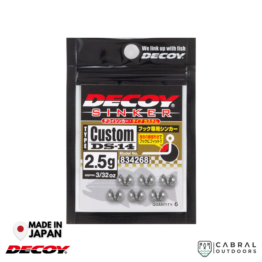 Decoy DS-14 Sinker Type Custom | 1.8g-3.5g sinker Decoy Cabral Outdoors