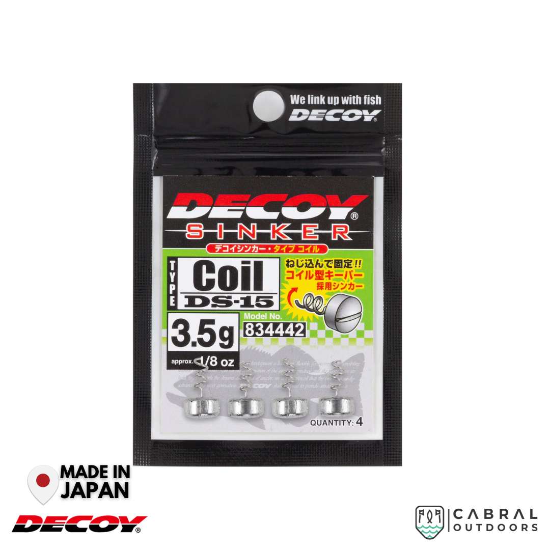 Decoy DS-15 Sinker Type Coil | 2.5g-5g sinker Decoy Cabral Outdoors