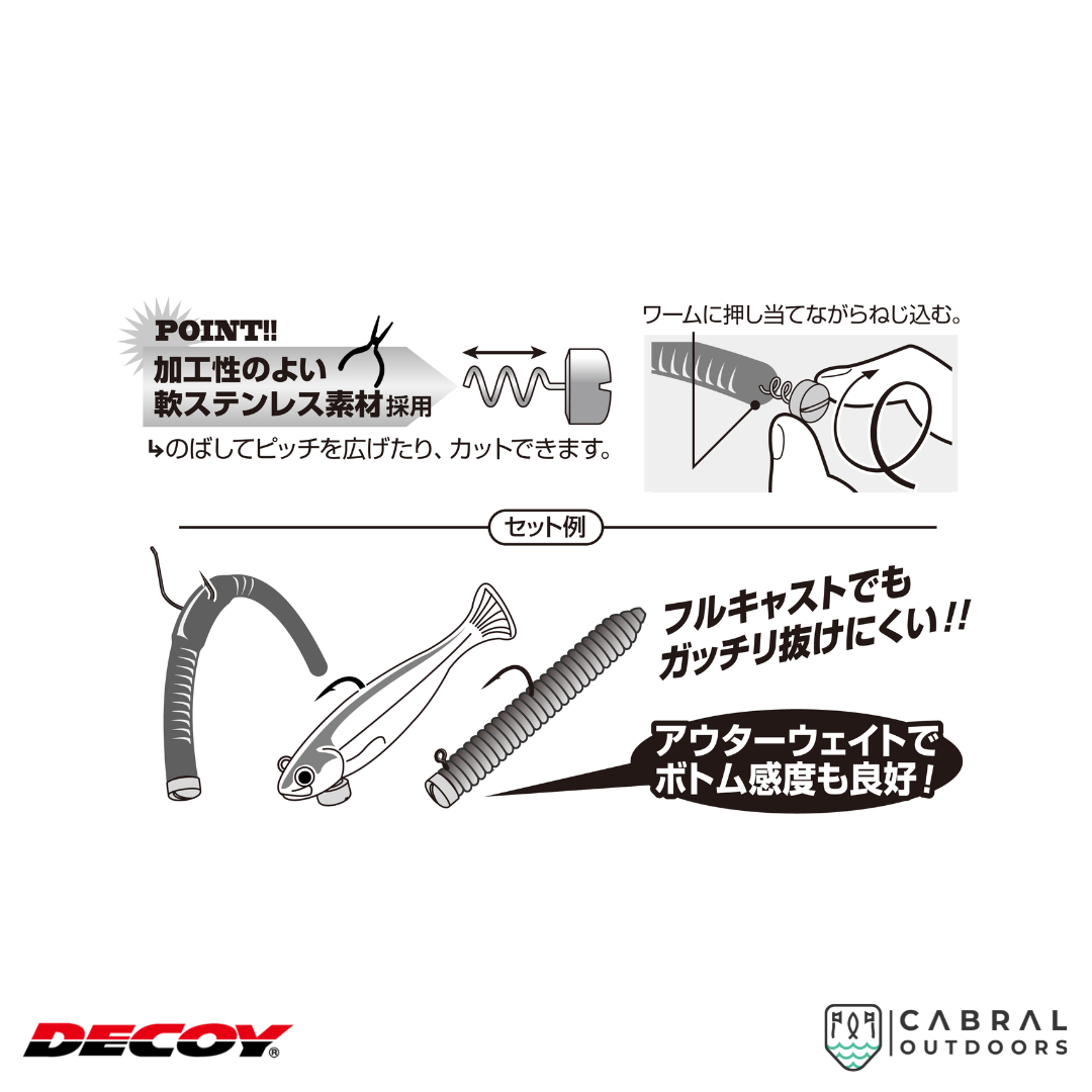 Decoy DS-15 Sinker Type Coil | 2.5g-5g sinker Decoy Cabral Outdoors