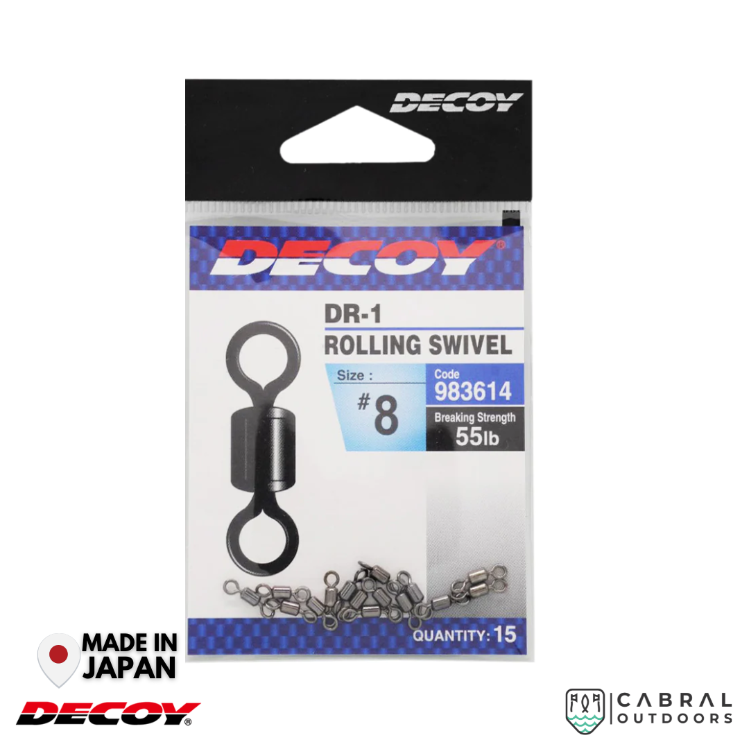 Decoy DR-1 Rolling Swivel | #10-#5/0 Swivel Decoy Cabral Outdoors