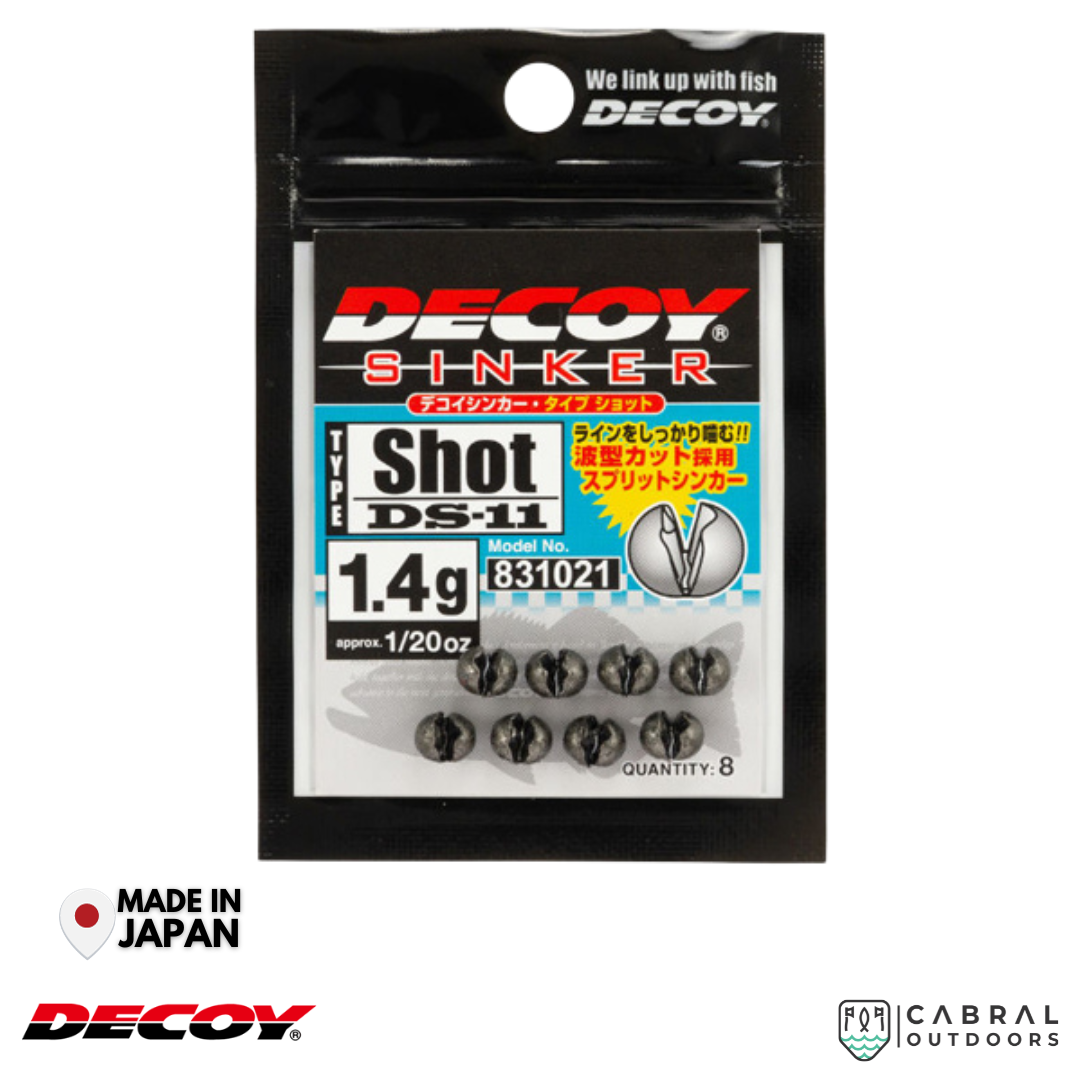 Decoy DS-11 Sinker Type Shot | 1.8g-3.5g sinker Decoy Cabral Outdoors