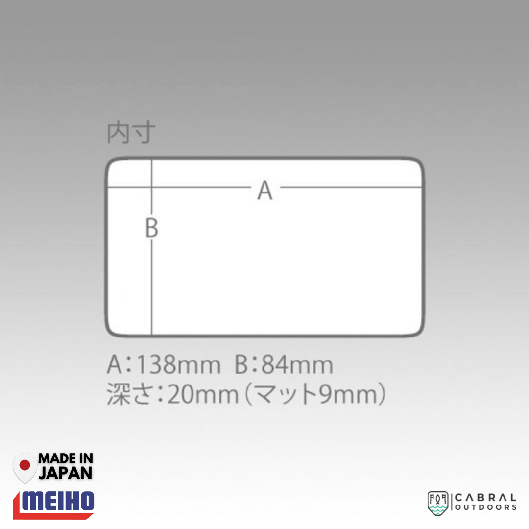 Meiho Slit Form Case F7 Tackle Box Meiho Cabral Outdoors