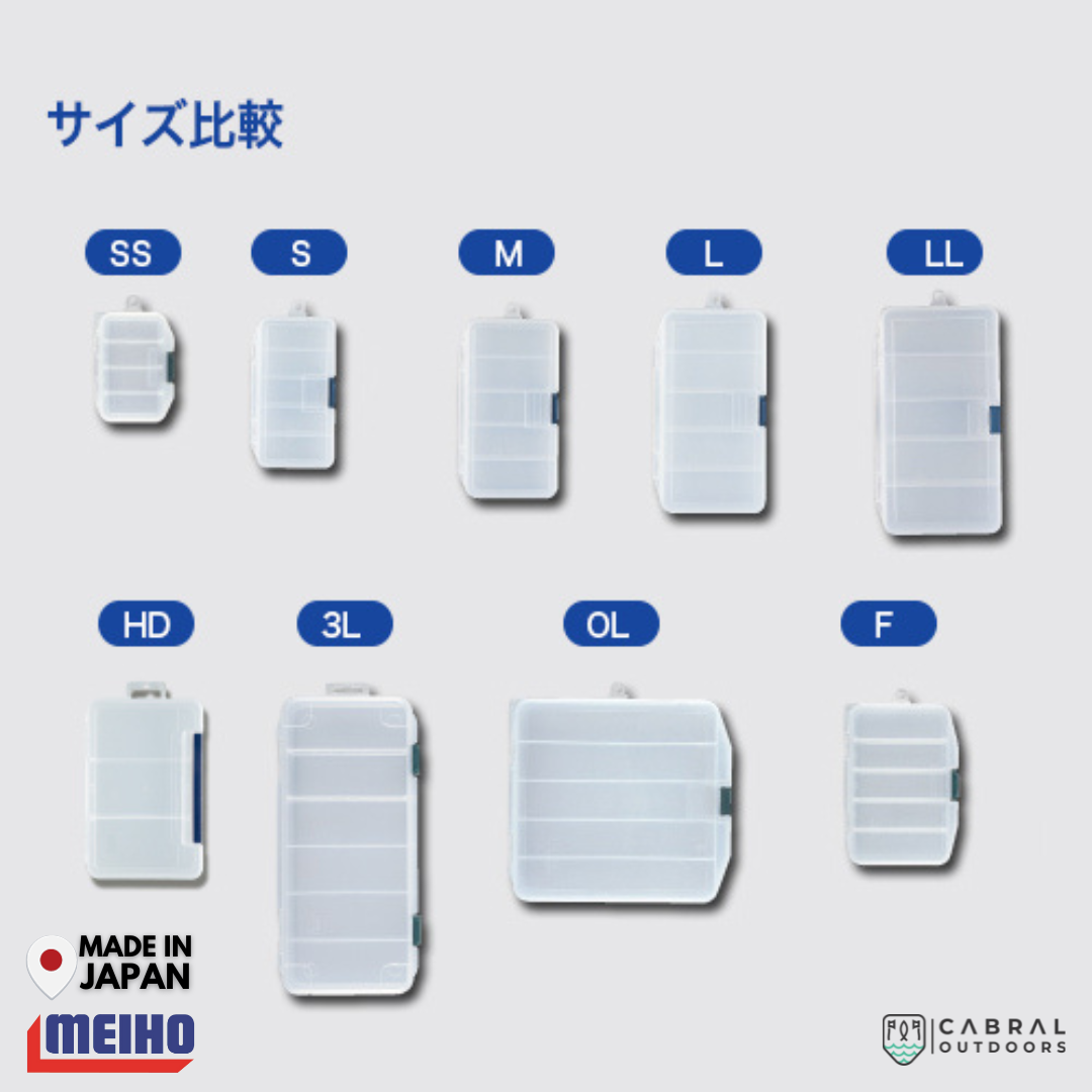 Meiho System Tray Case HD | 13 Compartments Tackle Box Tackle Box Meiho Cabral Outdoors