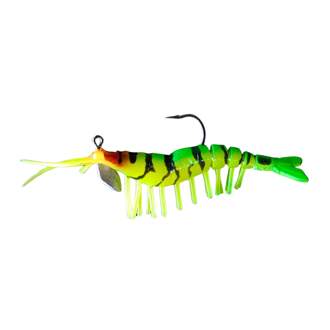 KrillKast Shrimp lures with hook | 10cm-13cm | 7g-17g | 1 Pcs Shrimp SHRIMP Cabral Outdoors KrillKast Shrimp Lures India — 10cm–13cm with Hook | Cabral Outdoors