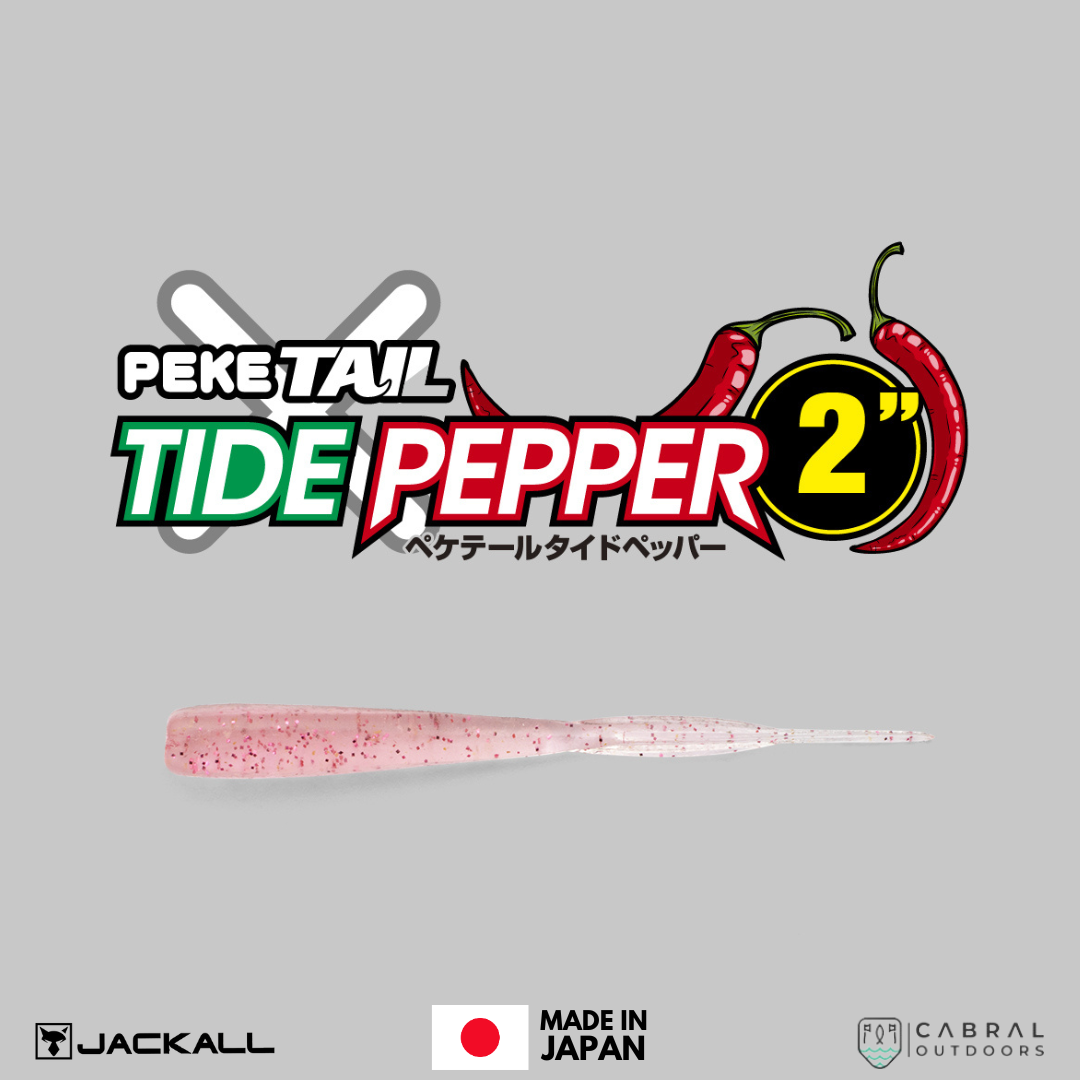 Jackall Peke Tail Tide Pepper Soft Bait | 2inch | 10pcs Soft Bait Jackall Cabral Outdoors
