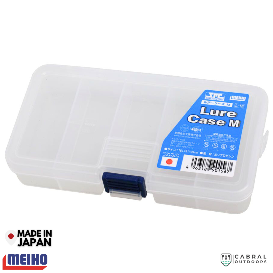 Meiho Lure Case M | 5 Compartments Tackle Box Tackle Box Meiho Cabral Outdoors