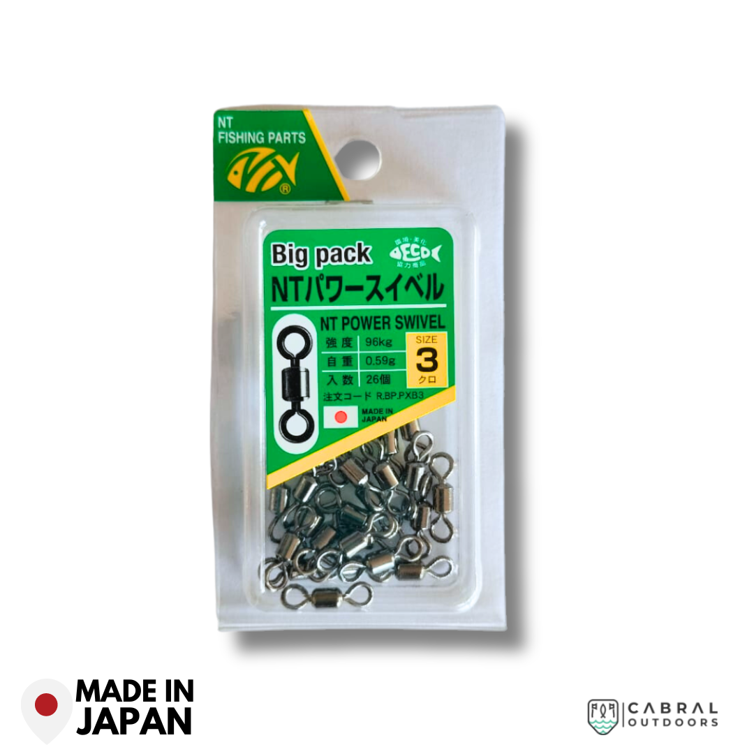NT Power Swivel (big pack) | Size: 1-2/0 Swivel NT Swivel Cabral Outdoors