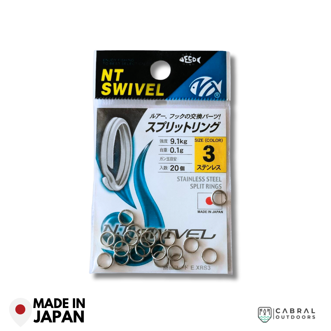 NT Stainless Steel Split Rings | Size: 1-5 Split Ring NT Swivel Cabral Outdoors
