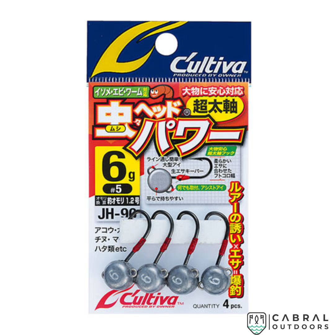 Owner Cultiva JH-90 Mushi Jighead | Weight:2g-6g Jig Head Owner Cabral Outdoors