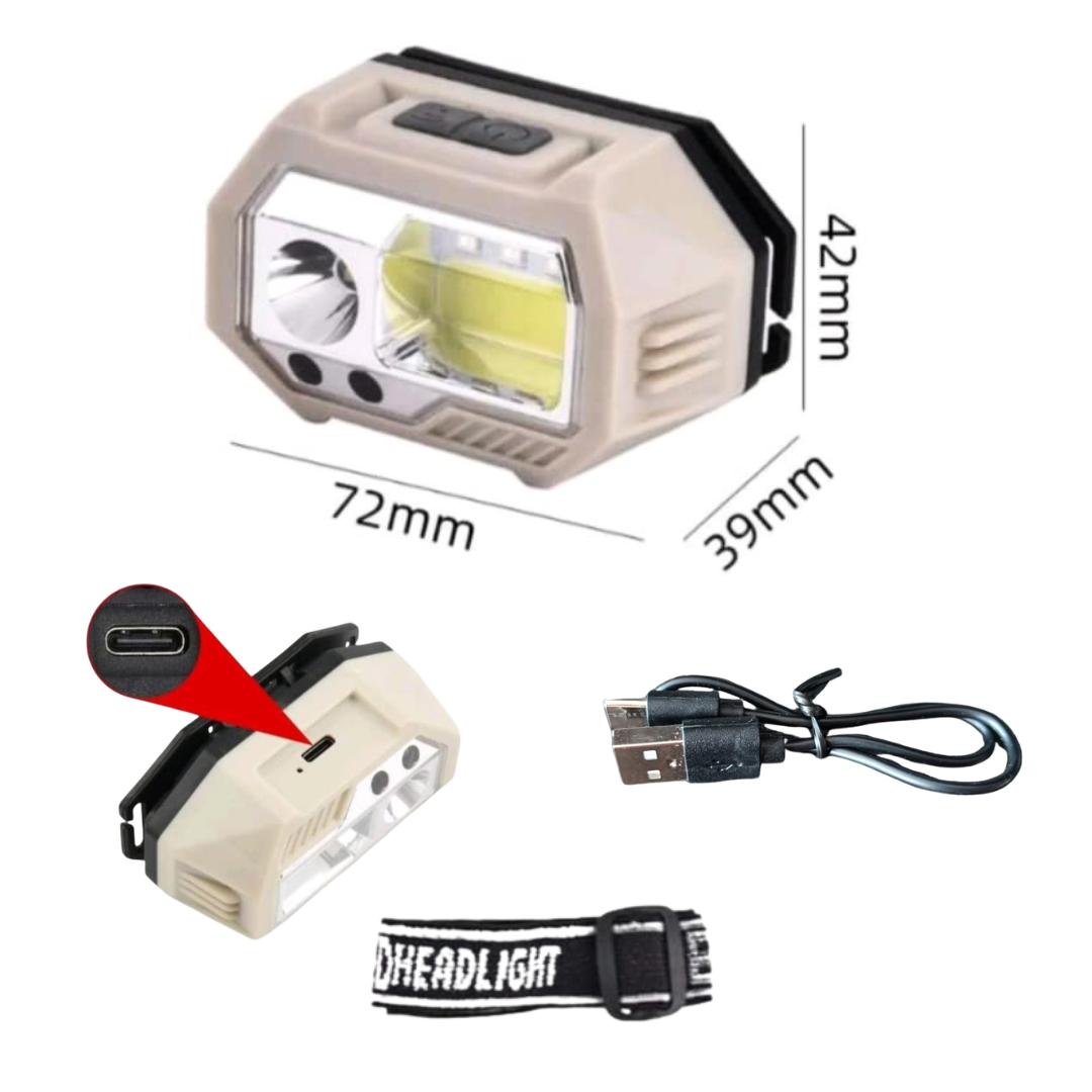 SH-S9 Multi-Light Source Charging Induction Headlight / Headlamp Headlamp Cabral Outdoors Cabral Outdoors