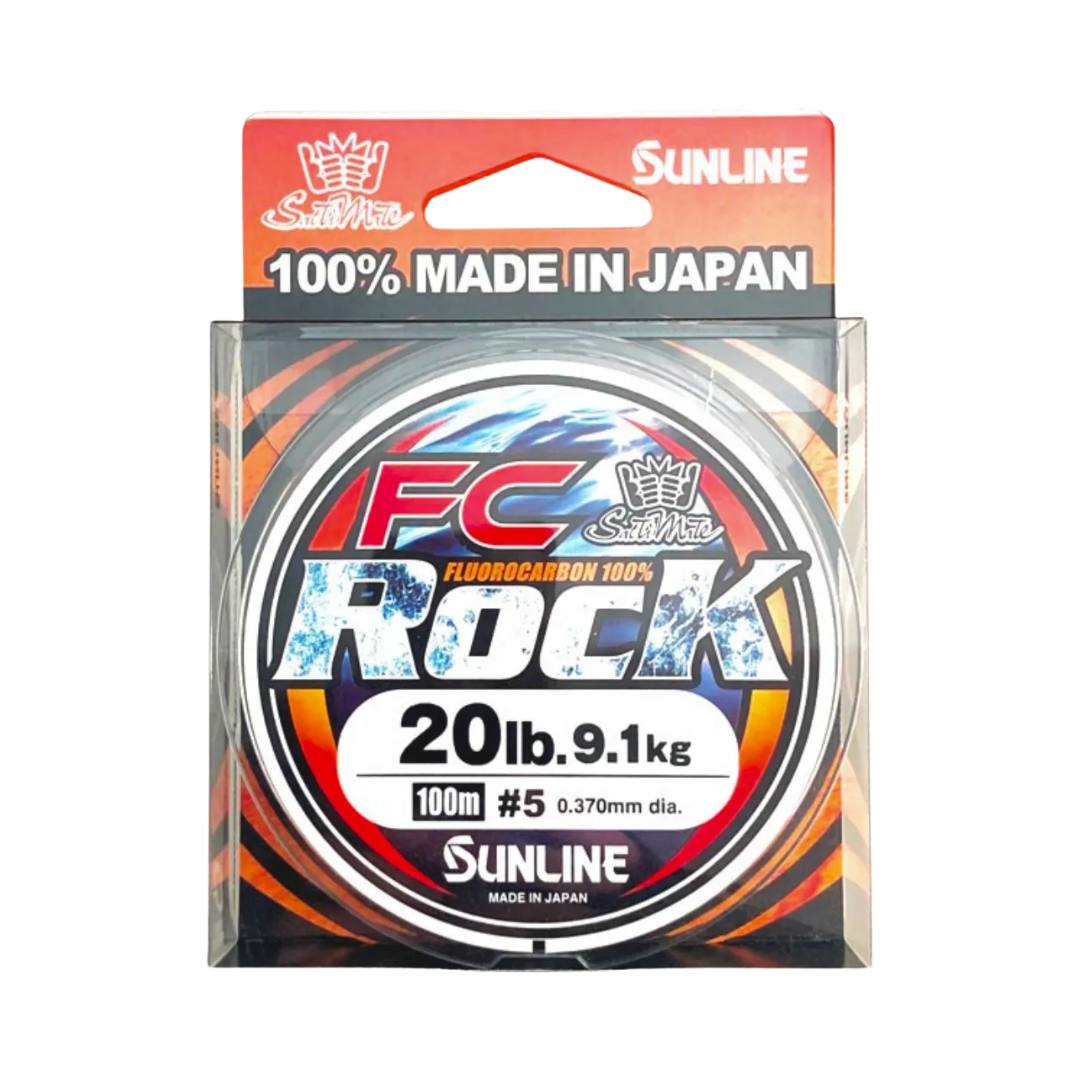 Sunline FC Rock Fluorocarbon Leader |25m-50m