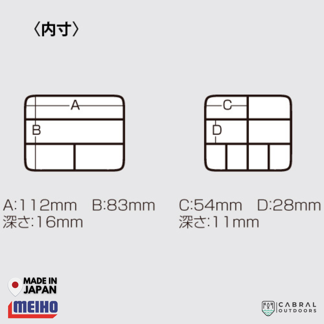 Meiho VS-320 Tackle Box Meiho Cabral Outdoors
