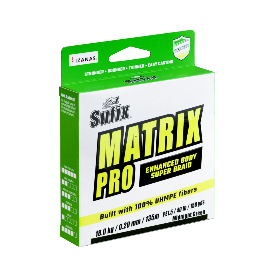 Sufix Matrix Pro 250M braid line Braided Line Sufix Cabral Outdoors