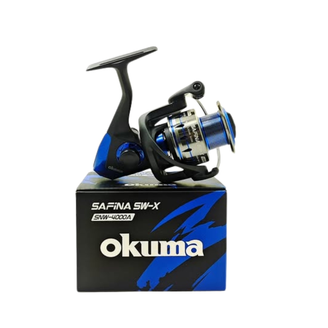 Okuma Safina SW-X SNW-4000A-6000A Spinning Reel Spinning Reels Okuma Cabral Outdoors