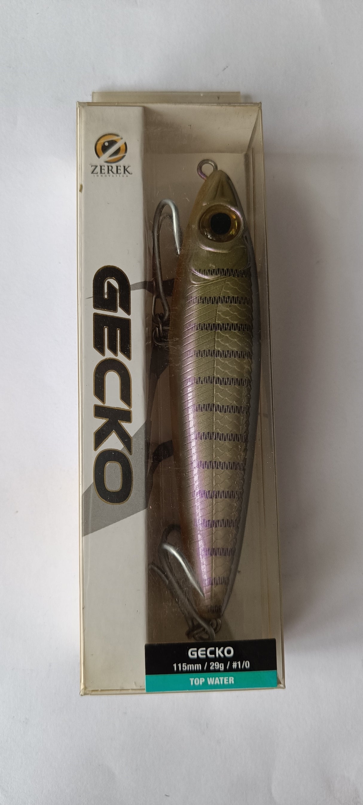 (Stock Clearance)Zerek Gecko Topwater Hard Lure | Size: 115mm | 29g