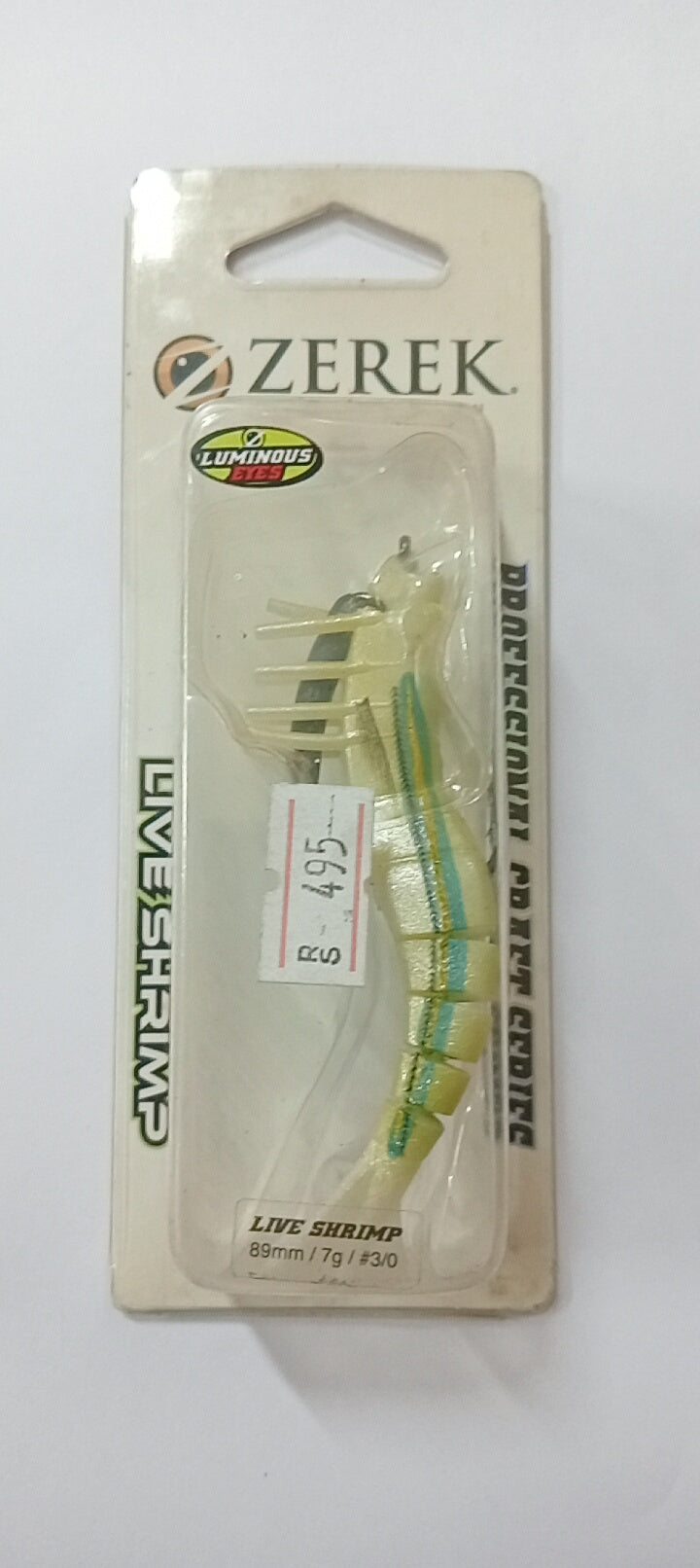 (Stock Clearance) Zerek Live Shrimp 89mm | 7g | #3/0.