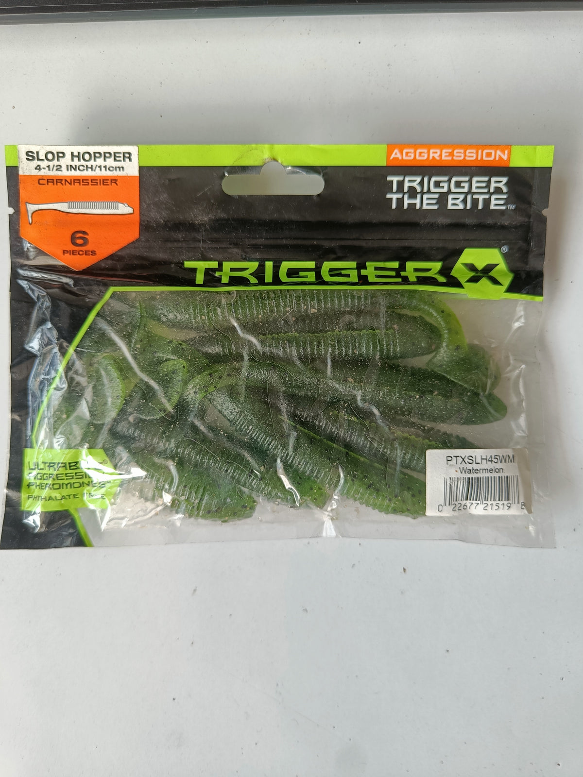 (Stock Clearance) Aggression Trigger-X Slop Hopper Carnassier | Size: 11cm | 10g | 6pcs/pk