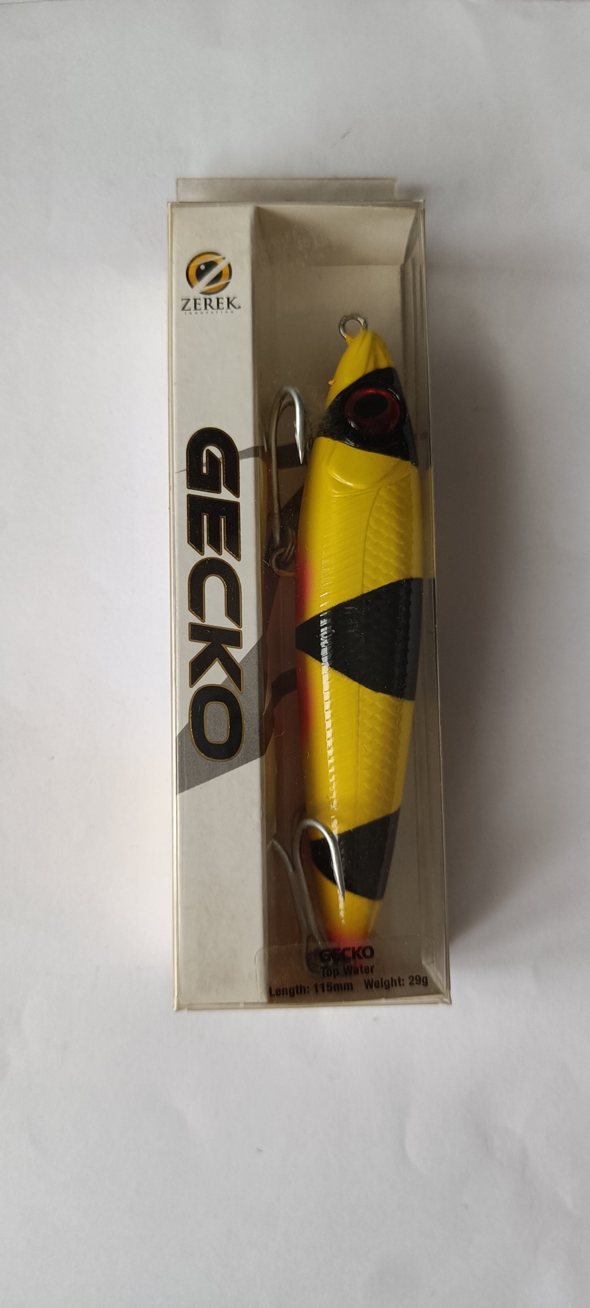 (Stock Clearance)Zerek Gecko Topwater Hard Lure | Size: 115mm | 29g