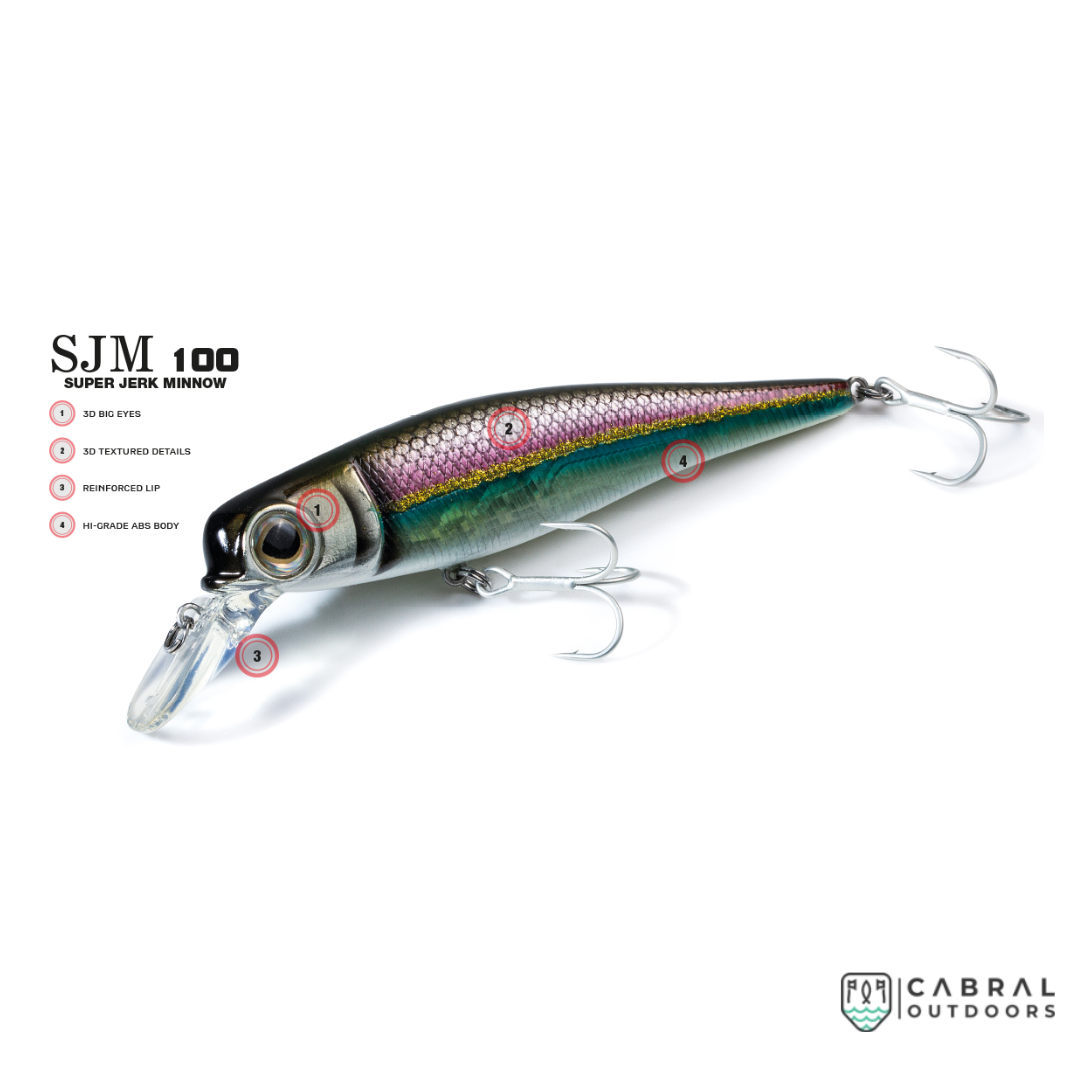Molix Super Jerk Minnow 100 | Size: 10 cm | 17g Jerk Baits Molix Cabral Outdoors