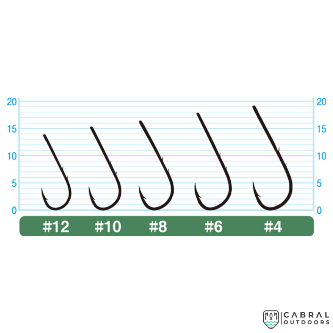 Owner Worm BH-Round Hook 56537 (Eyed) | Size: 6-12 Hooks Owner Cabral Outdoors