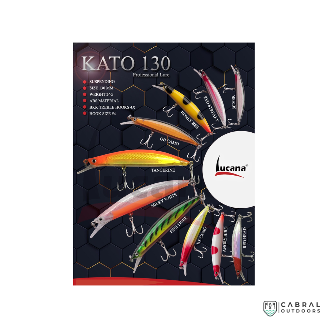 Lucana Kato 130 Hard Lure | 21-24g | 1pcs/pkt Hard Lure Lucana Cabral Outdoors