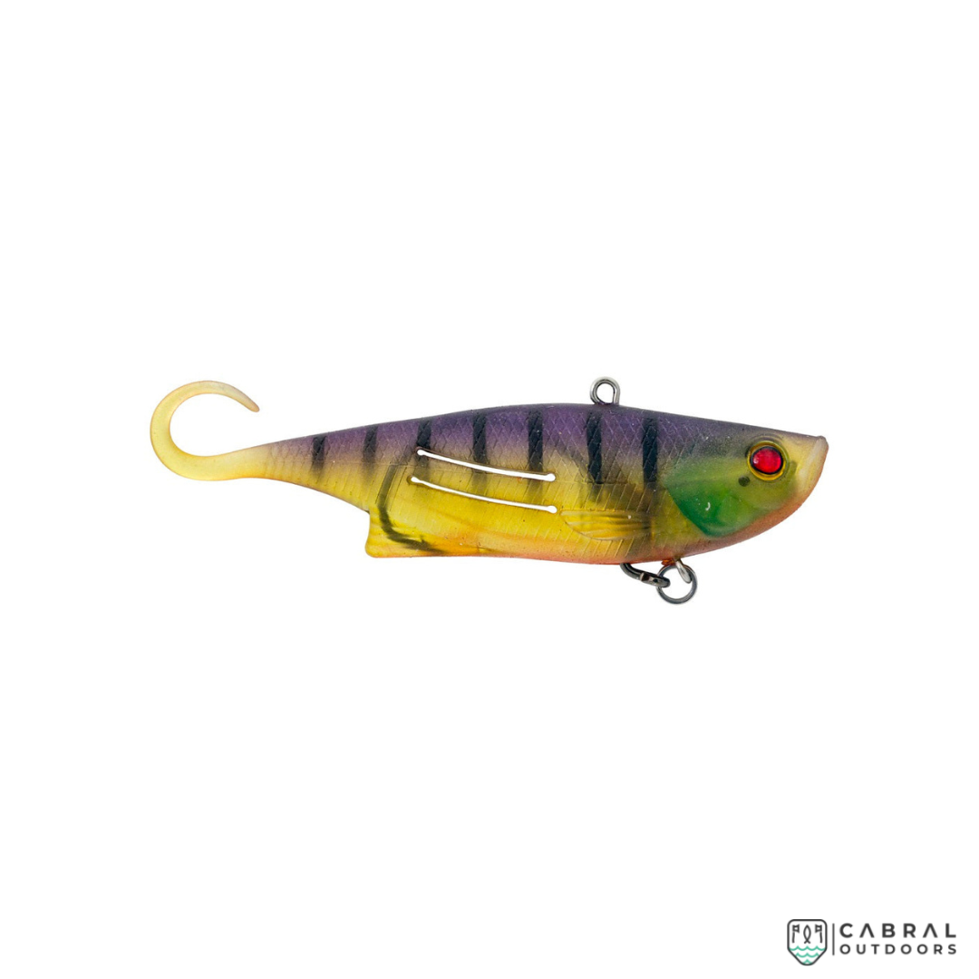 Zerek Weedless Fish Trap Soft Lures | 95mm | 18g | #2/0 Vib Tail Zerek Cabral Outdoors