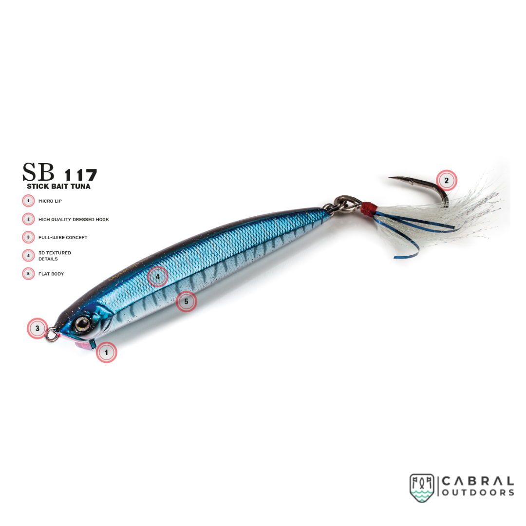 Molix SB117 Stick Bait Tuna | Size: 11.7 cm | 42g Stick Baits Molix Cabral Outdoors