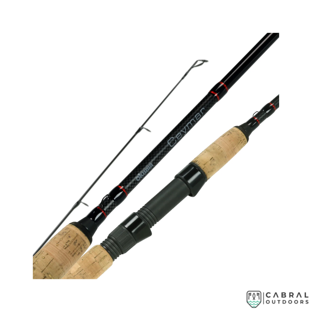 Okuma Ceymar Spinning Rod | 7.6ft | Single Section Spinning Rods Okuma Cabral Outdoors