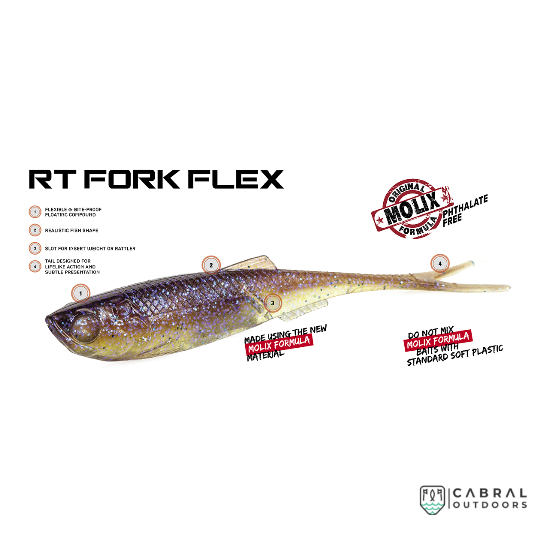 Molix RT Fork Flex | Size: 4-5 in | Fork Tail Molix Cabral Outdoors
