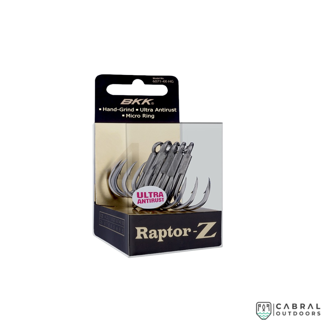BKK Raptor-Z Treble Hooks | Size: 8-2/0 Treble Hooks BKK Cabral Outdoors