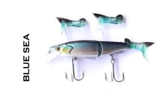 Lucana Django 125mm/17.5g, 1pcs/pkt Jointed Shads Lucana Cabral Outdoors
