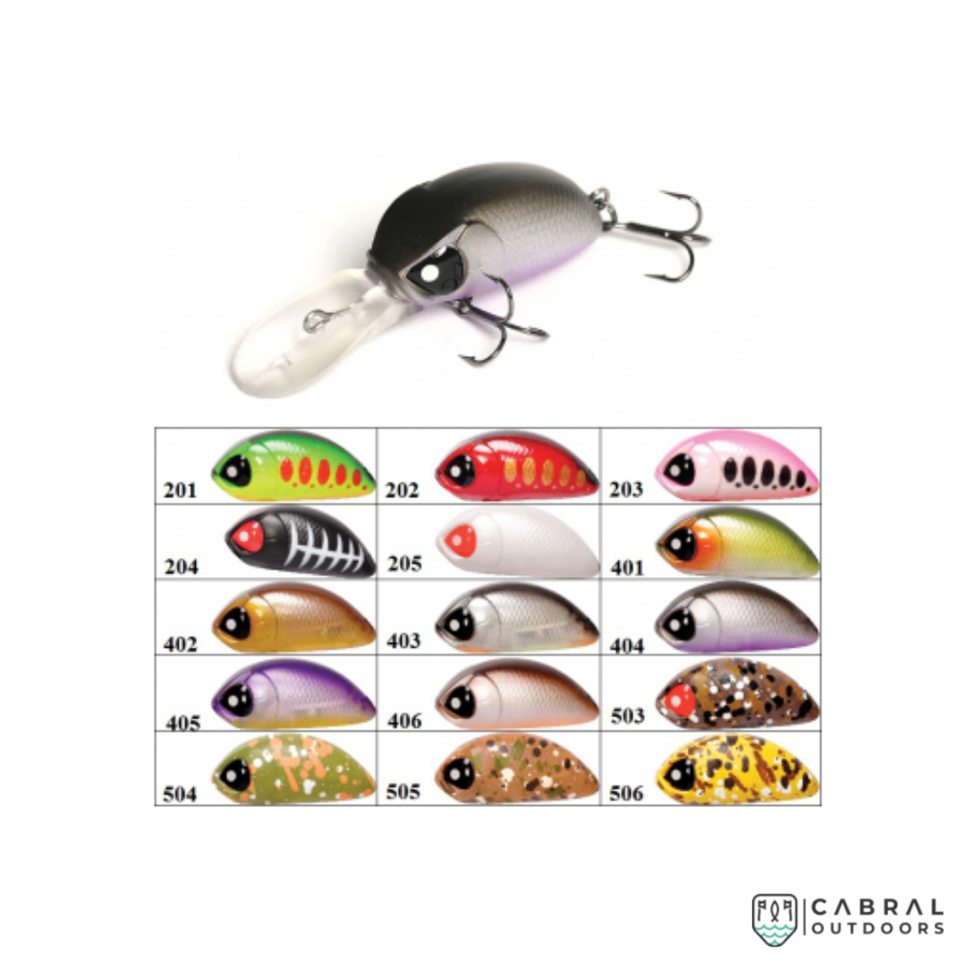 Lucky John Haira Plus One Hard Lure | Size: 4.4cm | 8g Crank Baits Lucky John Cabral Outdoors