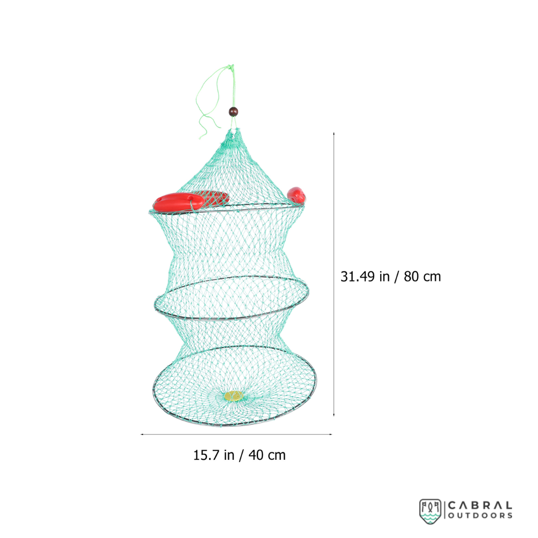 Sure Catch Collapsible Nylon Keeper with Red Float Nets/Trap Sure Catch Cabral Outdoors