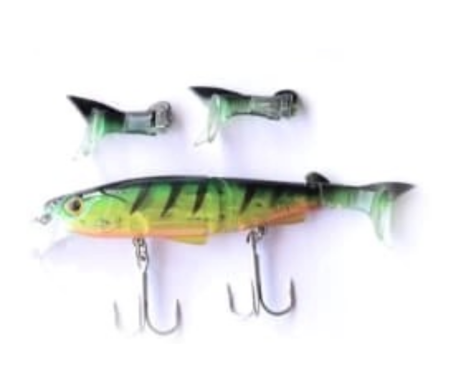 Lucana Django 125mm/17.5g, 1pcs/pkt Jointed Shads Lucana Cabral Outdoors