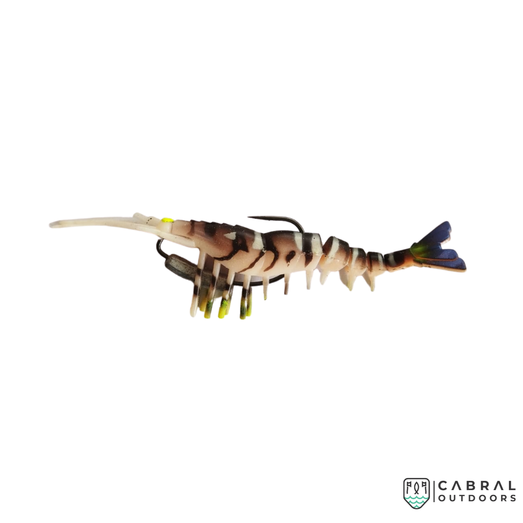 GFIN Crazy Shrimp | Pack of 2 | Size : 5 inch | 16g Shrimp GFIN Cabral Outdoors