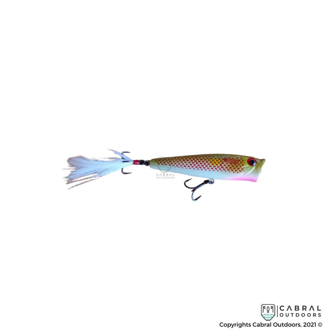 Mustad Burpy Popper 65F | Size: 65mm | 6.3g Popper Mustad Cabral Outdoors