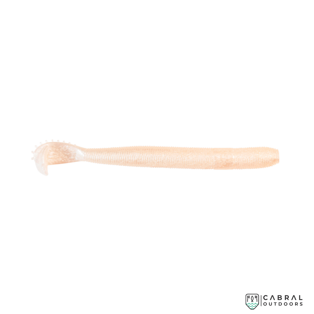 Zman 10X Tough Elaztech Turbo FattyZ | Size: 6" | 5pcs/pk Curly Tail Zman Cabral Outdoors