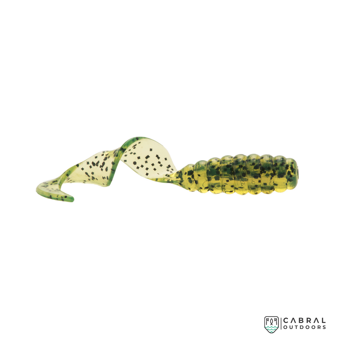 Zman GrubZ 2.5 inch | 1.91g | 8pcs/pkt Curly Tail Zman Cabral Outdoors