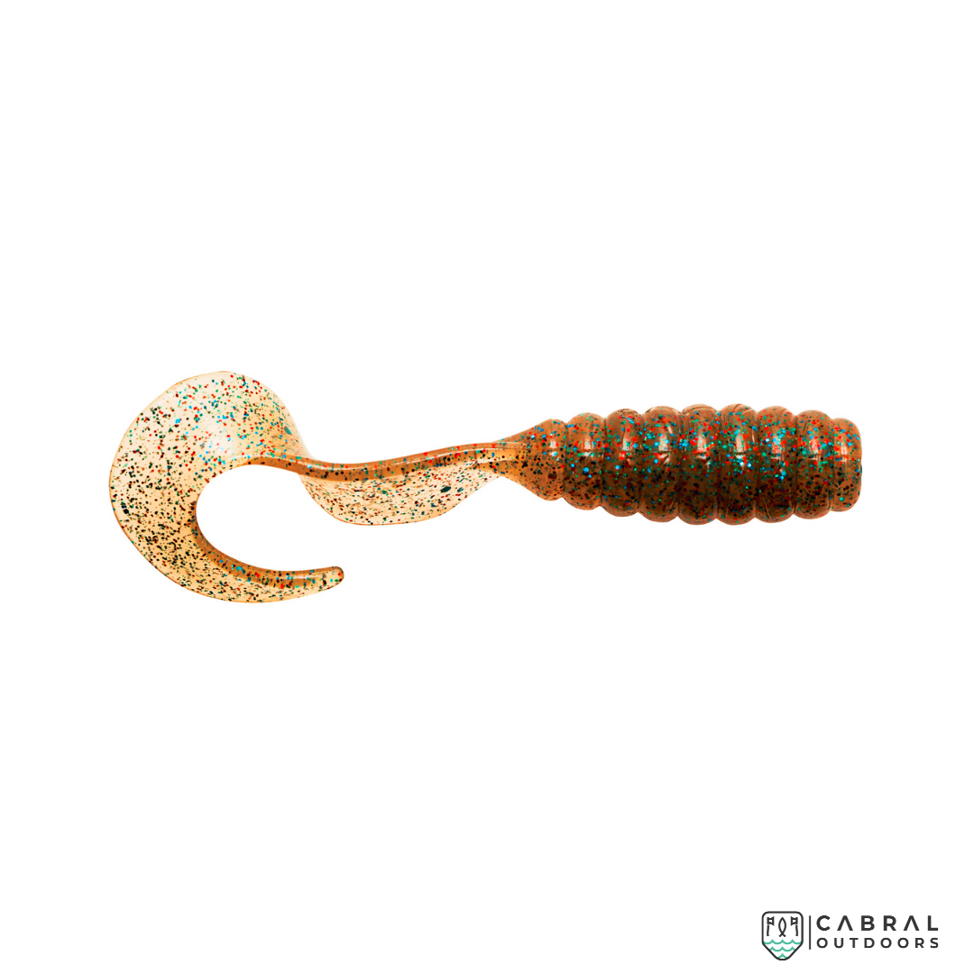 Zman GrubZ 2.5 inch | 1.91g | 8pcs/pkt Curly Tail Zman Cabral Outdoors