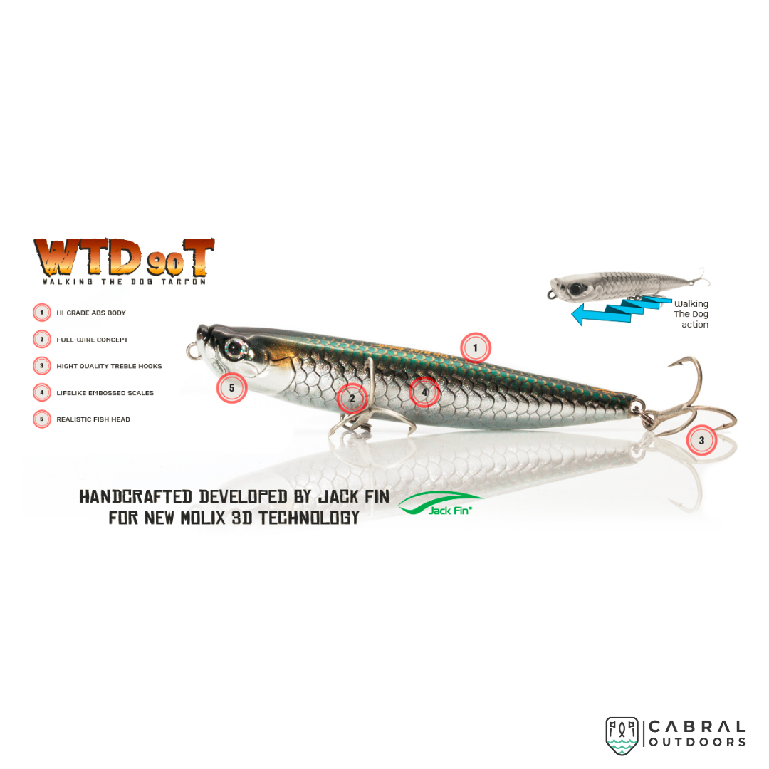 Molix WTD 90T Hard Bait | Size: 9cm | 10g Stick Baits Molix Cabral Outdoors