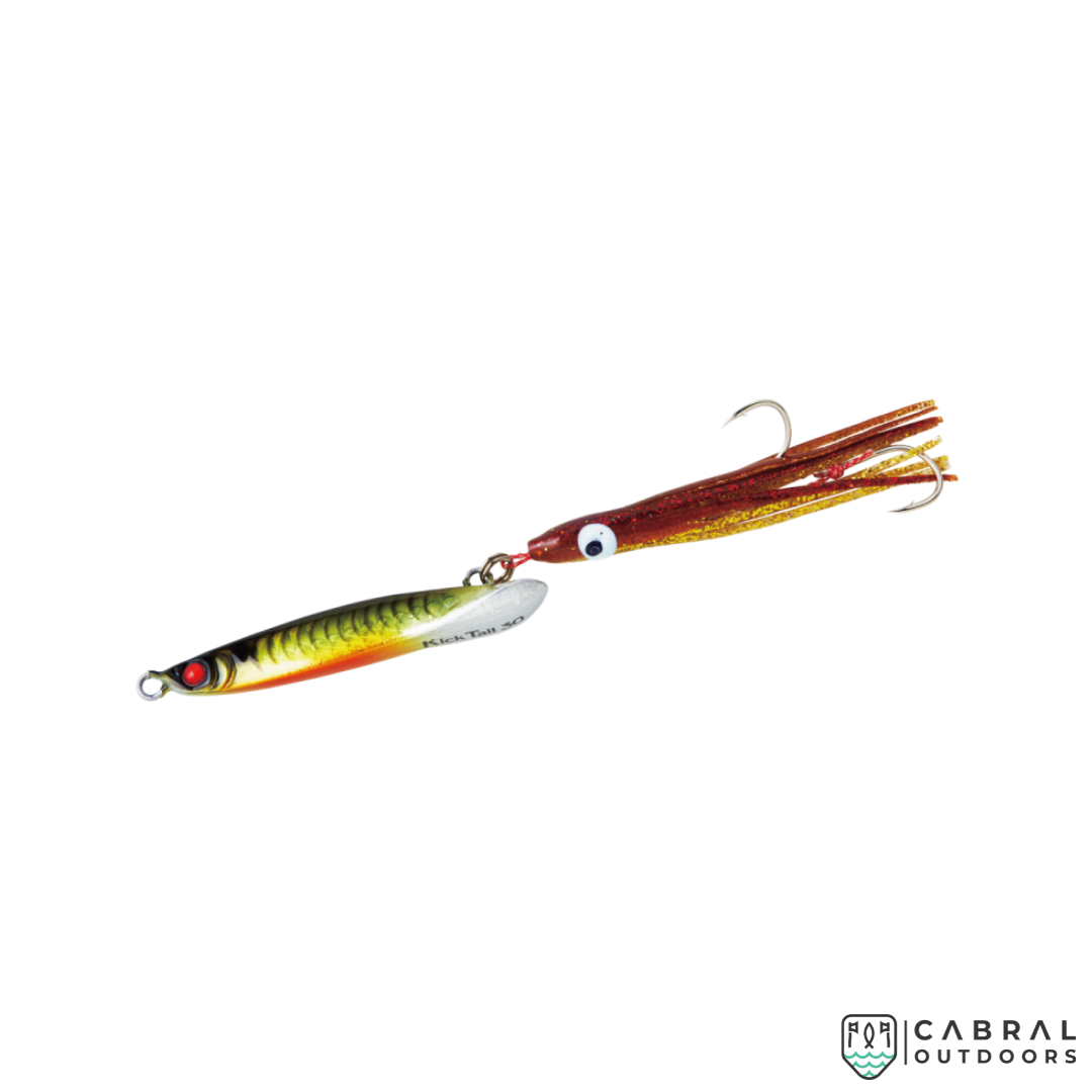 Hayabusa Jack Eye Kick Tail Saltwater Vertical Jig | 40g | 7cm Jigs Hayabusa Cabral Outdoors