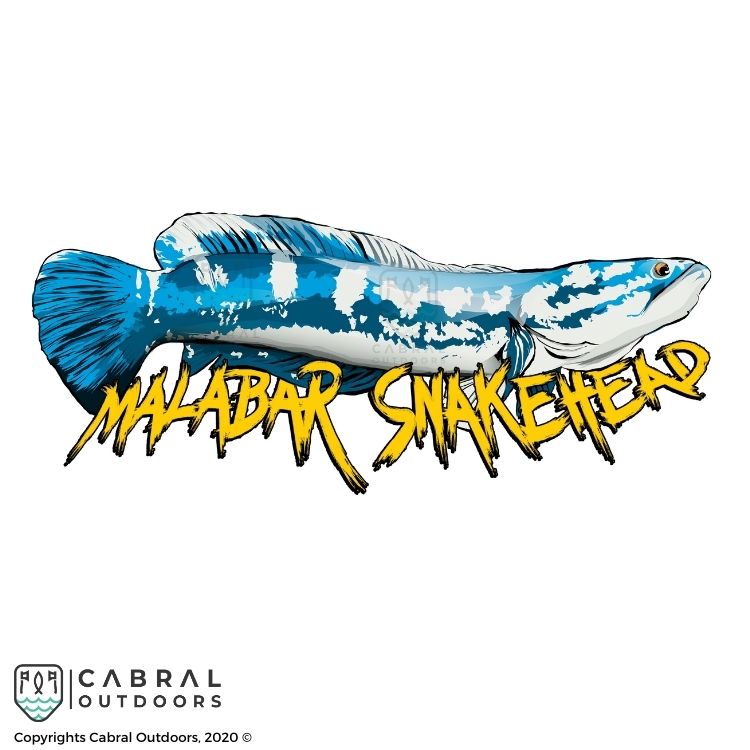 Malabar Snakehead Sticker | 4inch stickers Cabral Outdoors Cabral Outdoors