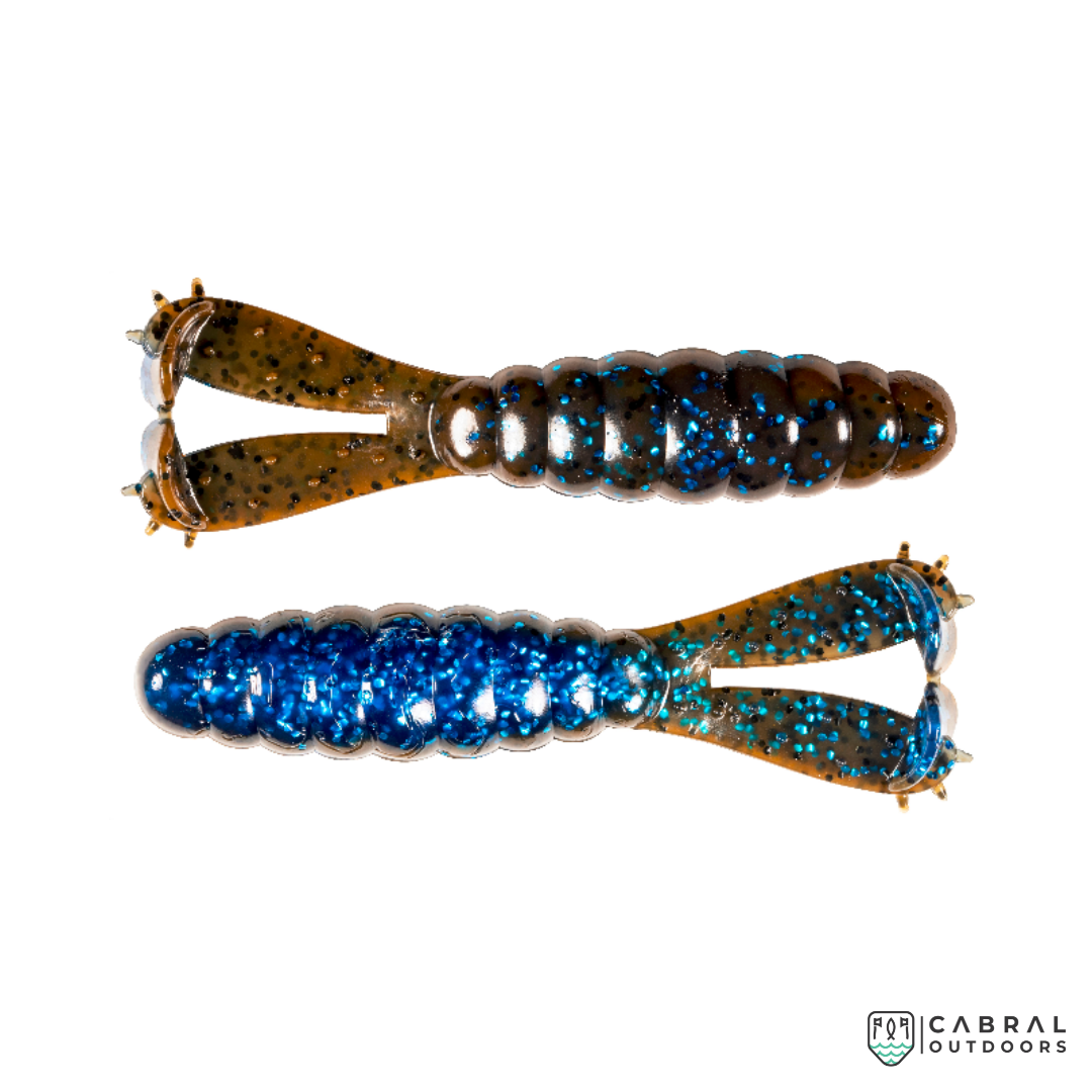 Zman Goat 10x Tough Elaztech | Size: 3.75" | 4pcs/pk Craws Zman Cabral Outdoors