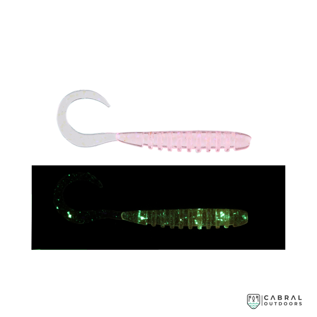 Jackall Tide Curly Soft Bait | 2inch | 8pcs Curly Tail Jackall Cabral Outdoors