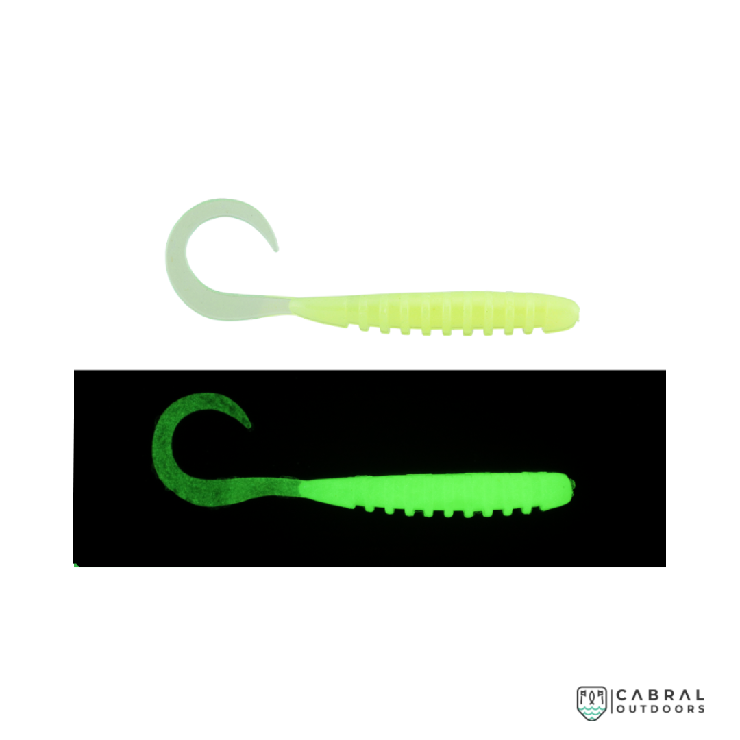 Jackall Tide Curly Soft Bait | 2inch | 8pcs Curly Tail Jackall Cabral Outdoors