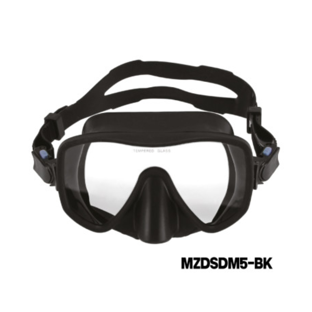Mazuzee Silicone Dive Mask | MZDSDM5-BK