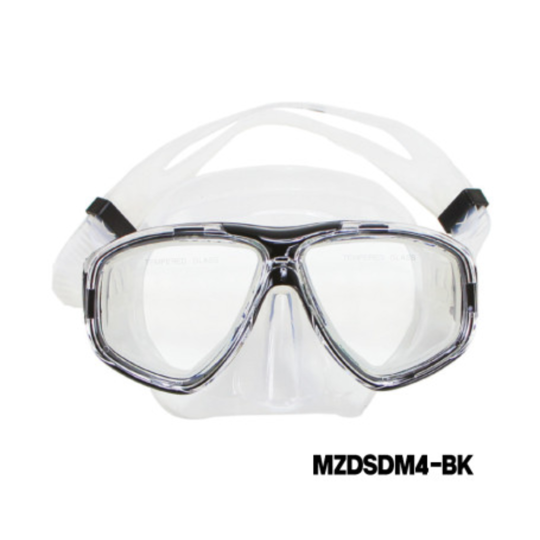 MAZUZEE - Silicone Dive Mask (Premium Silicone) | MZDSDM4-BK
