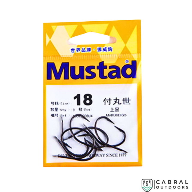 Mustad 10757 SP BN Chinu Hook Ringed Kirbed | Size-1-6  Hooks  Mustad  Cabral Outdoors  